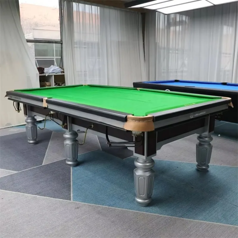 Factory Hot Sale Home Commercial Automatic Ball Return Pool Table 9ft American-style Tournament Grade Durable Solid Wood Slate