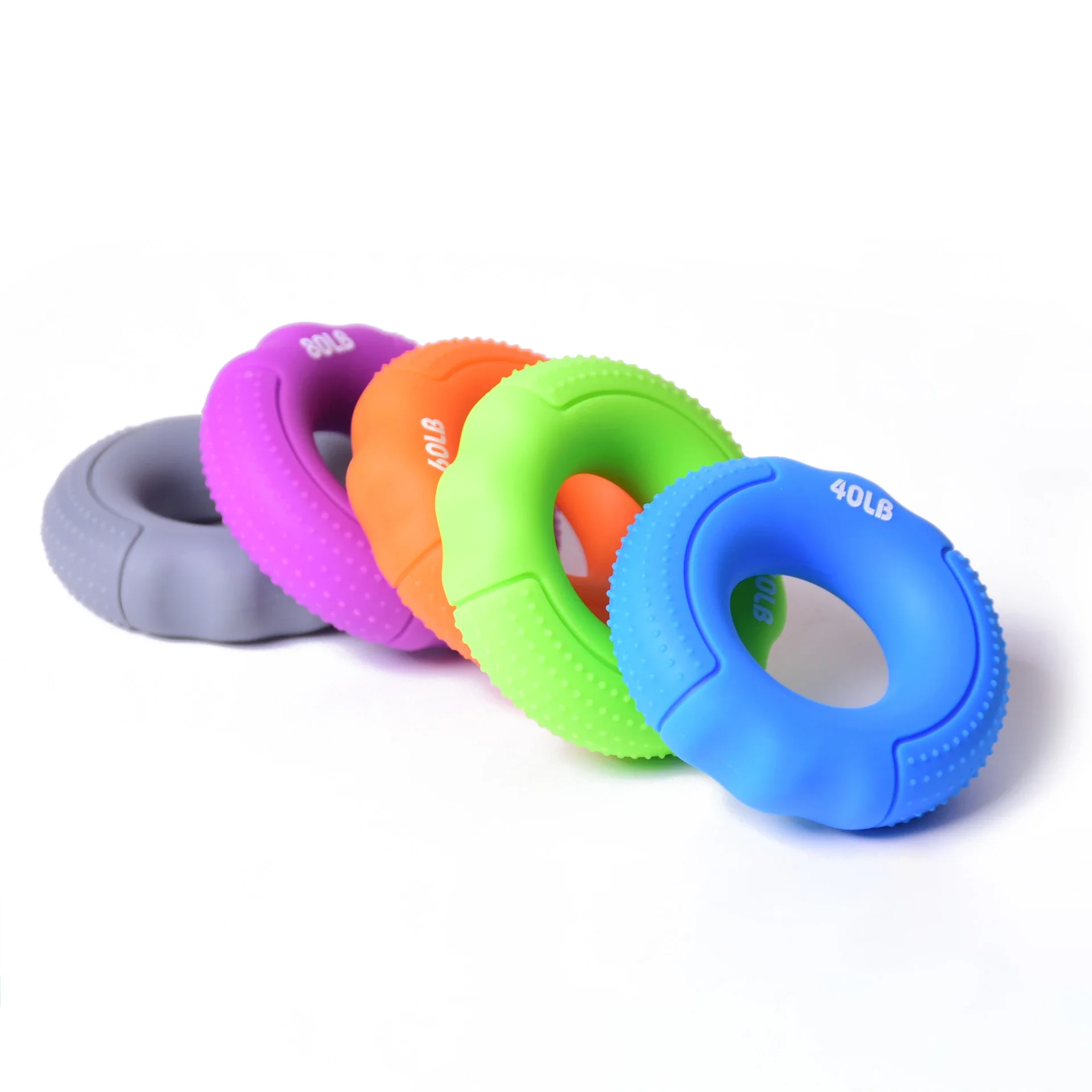 Home Exercise Silicone Expander Finger Gripper Dynamometer Hand Grip Ring Stretcher Finger Forearm Trainer Pow Exercise Carpal