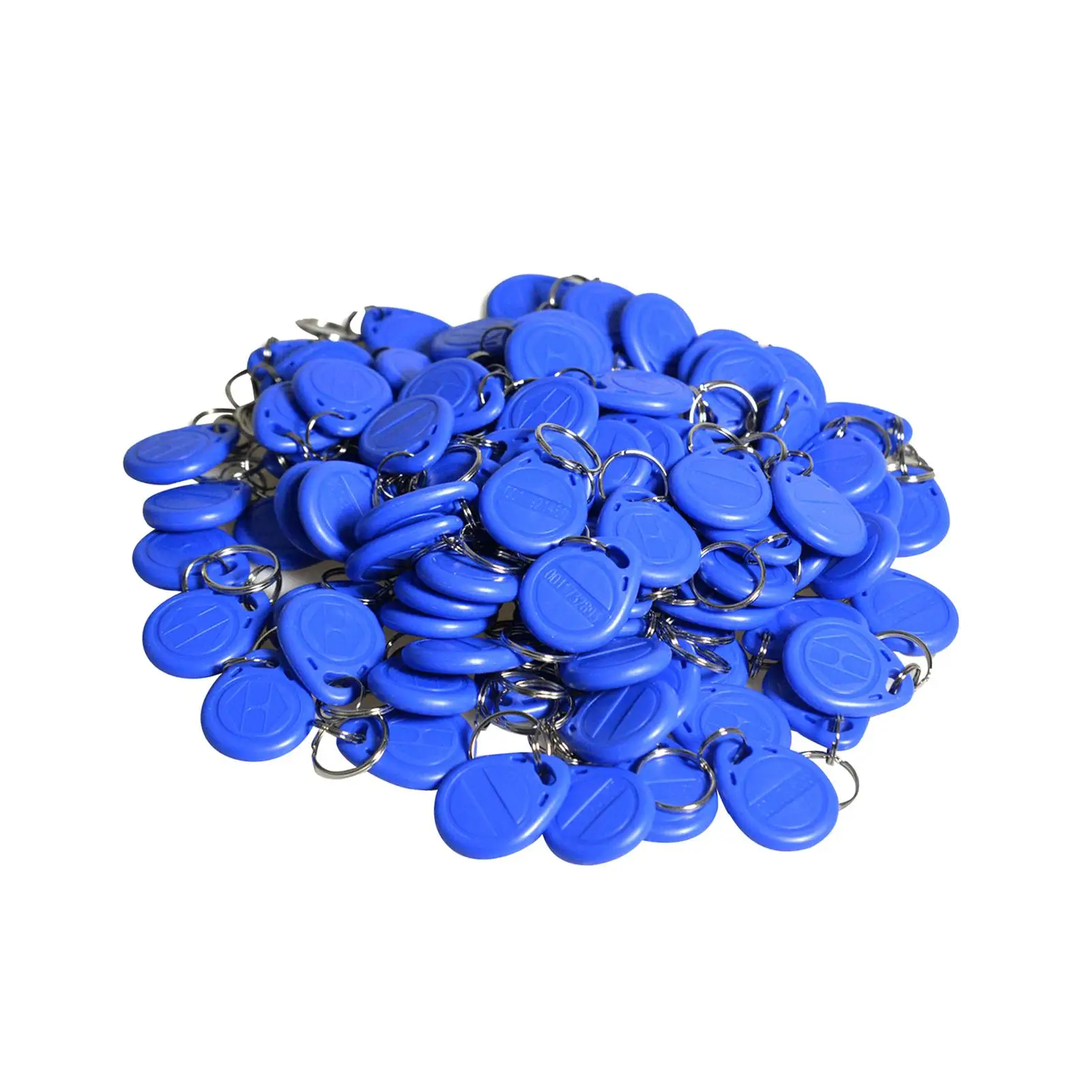 100x Access Control Keys Keyfobs Key Chain Multifunctional ID Card Keyfob