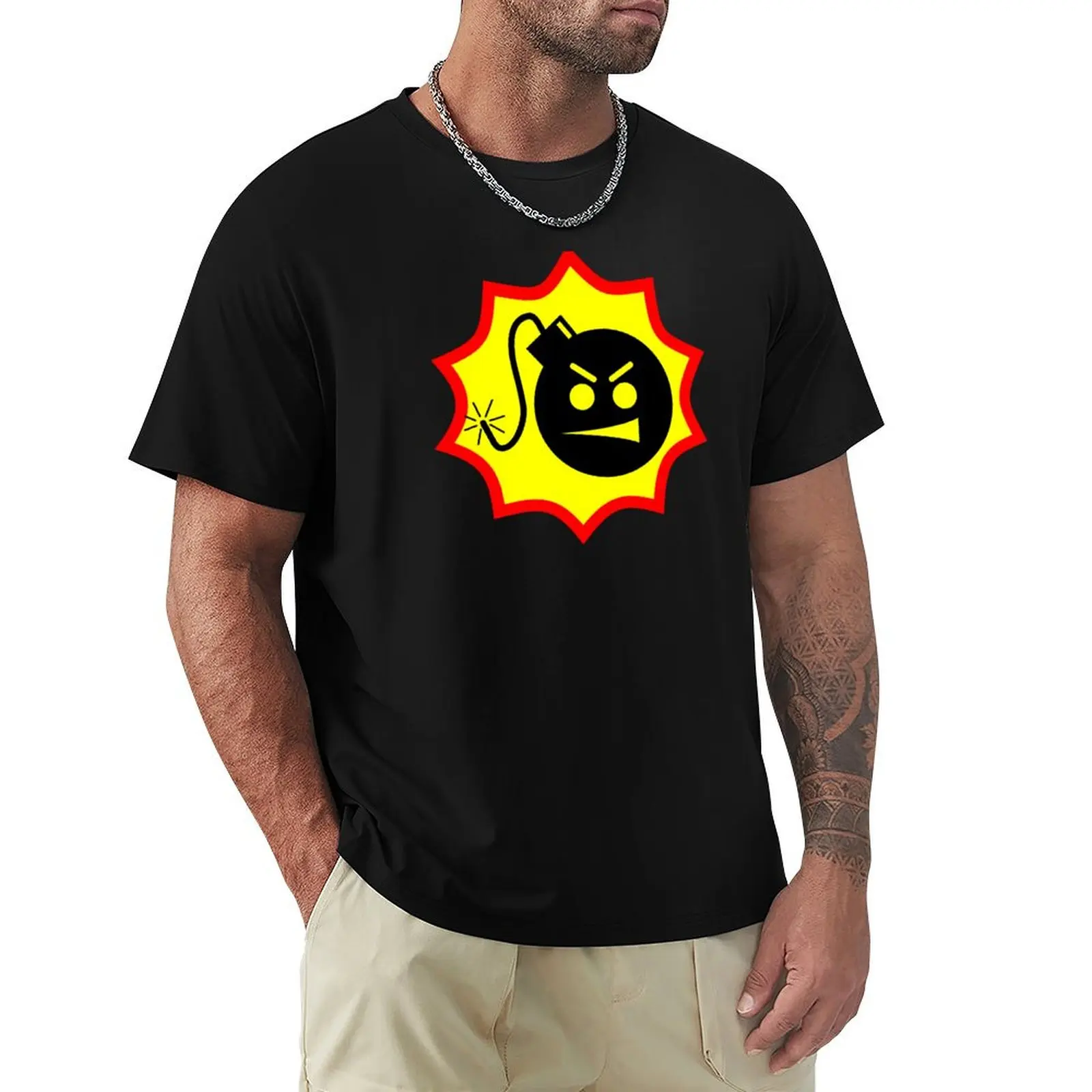Serious Sam logo T-Shirt Basic Lightweight Short Sleeve Tee