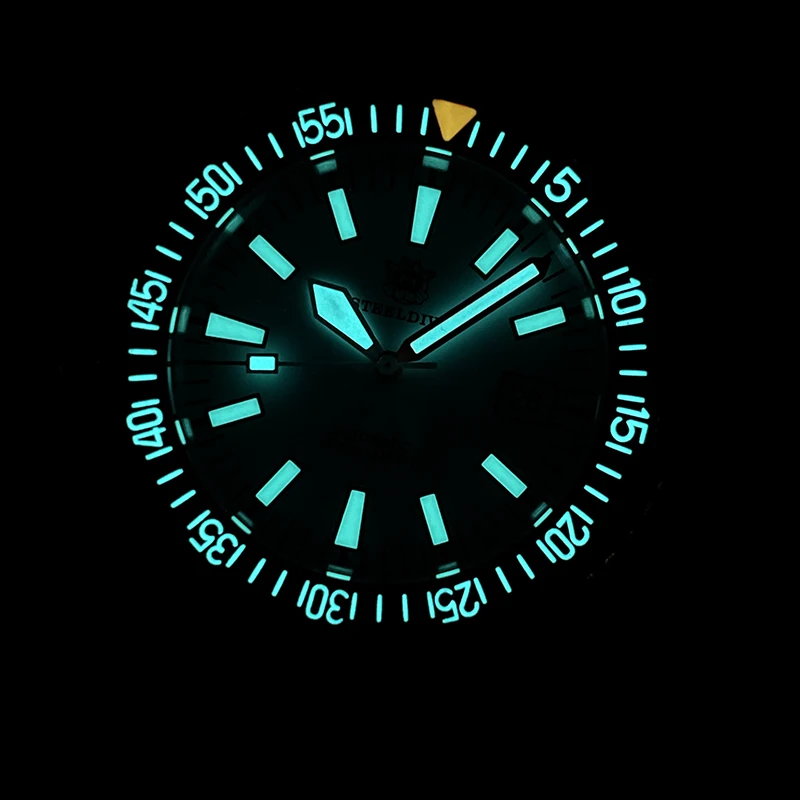 STEELDIVE Orologio da sub da uomo 49mm Orologio da polso meccanico automatico 1000M Impermeabile BGW9 Specchio con zaffiro luminoso NH35 Lunetta in ceramica