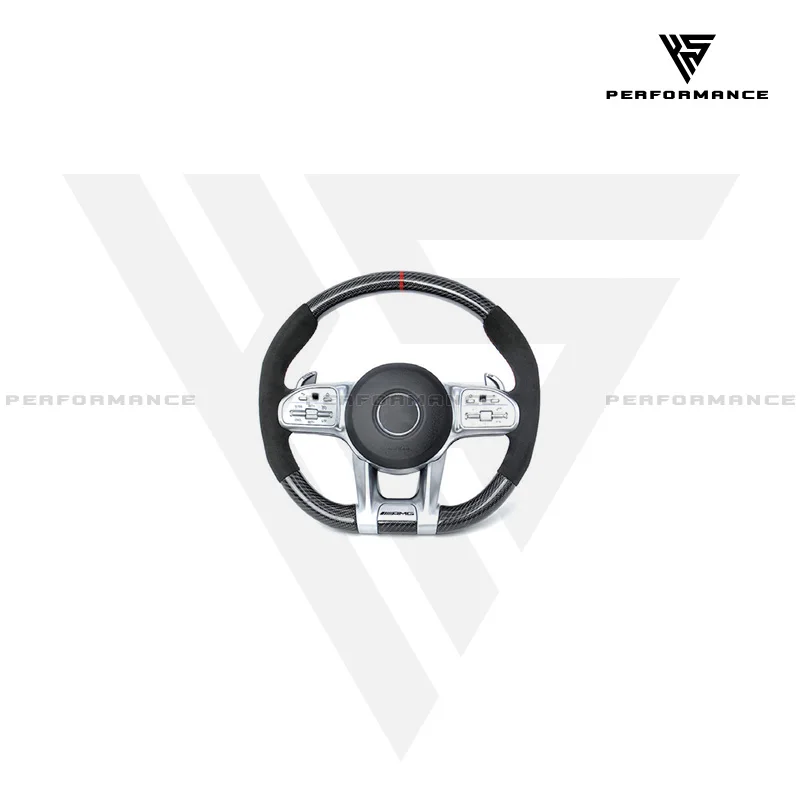 B Style Carbon Fiber Interior Car Parts Steering Wheel For Mercedes Benz G-Class W464 G63 AMG G500 2019-2024 Carbon Parts