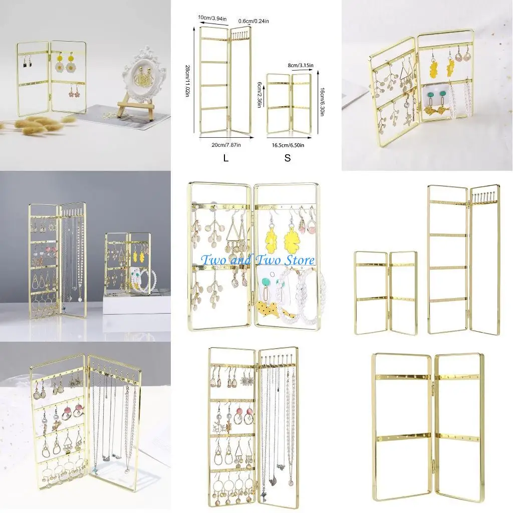 

HX6F Ювелирные изделия из ювелирных изделий металлические ювелирные украшения ювелирные украшения орнамент Display Strach серьги