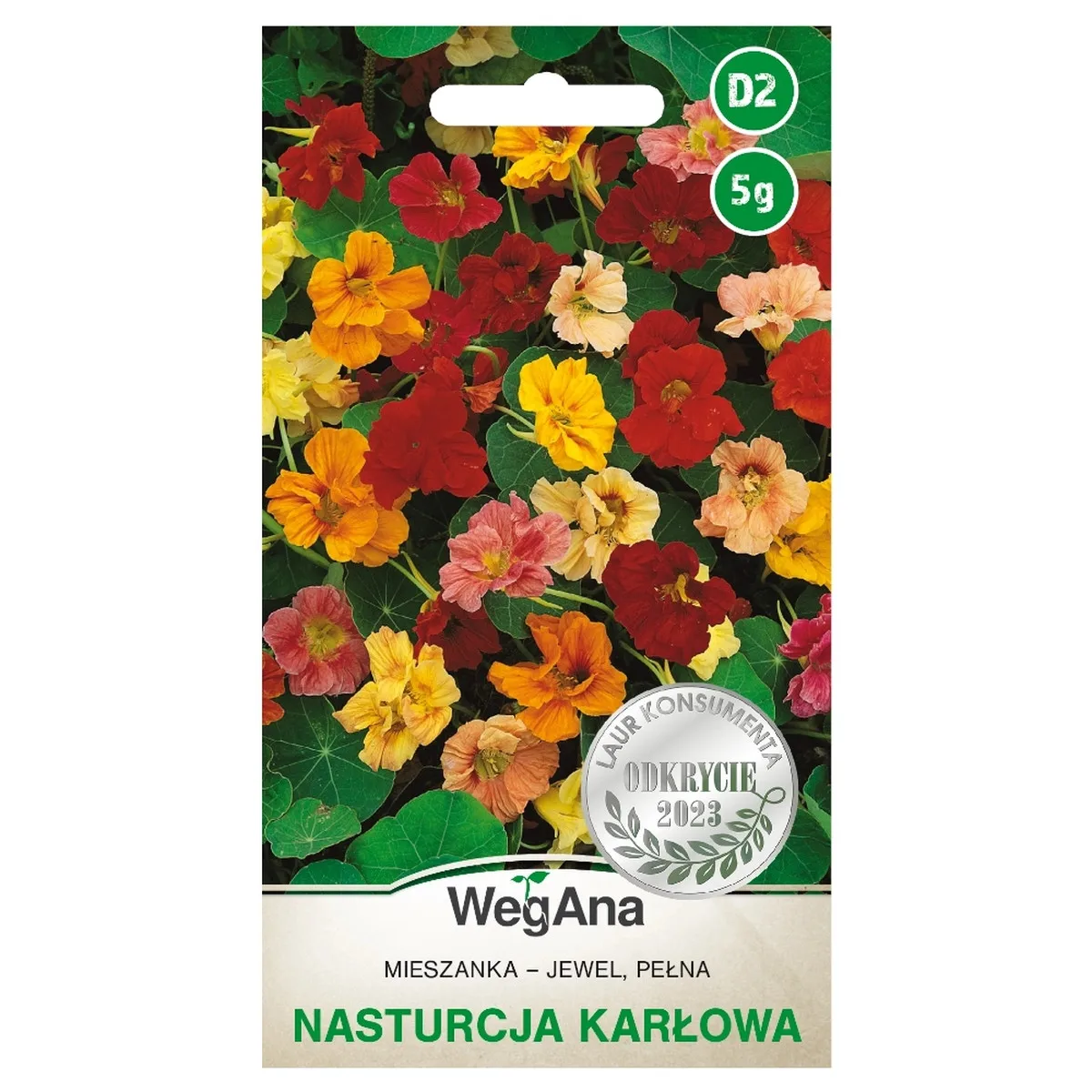 Dock Nasturtium Full Jewel Mix Seeds 5g of VegAna Flowers