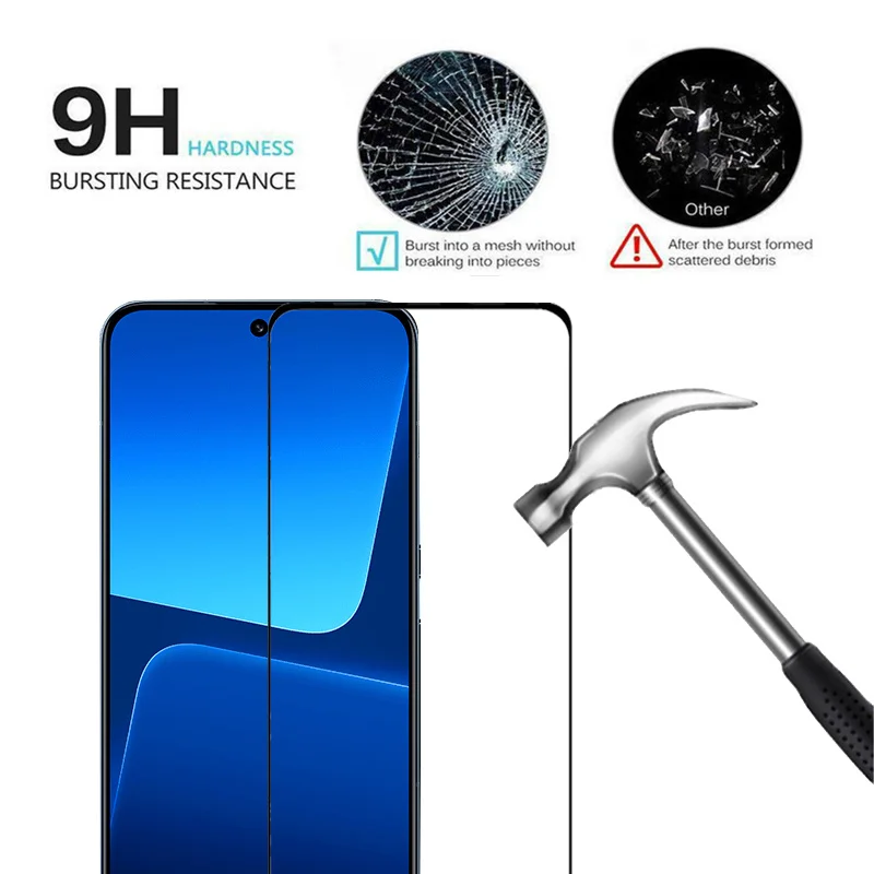 Anti-scratch glass for xiaomi 13 , 9H Hardness for xiao mi 13 Tempered Glass xiomi 13 camera film for xiaomi mi 13 screen protector for xiaomi-13 protectors for xiaomi13 Glass