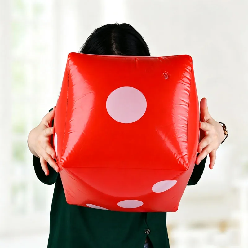 Funny Inflatable Dice Balloon Cube Indoor Outdoor Beach Promotion Wedding Birthday Christmas Party Favors Gifts Teenagers Adults