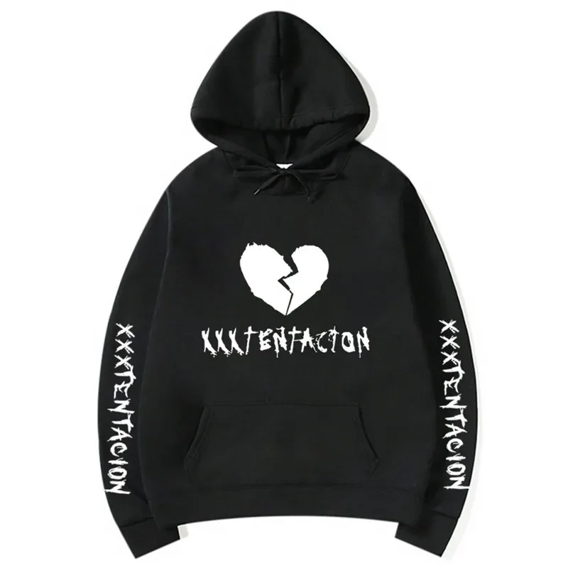 Trendy Xxtentacion Hoodie Unisex Casual Sweatshirt Fashionable Streetwear Long Sleeve Pullover Hooded Sweatshirt