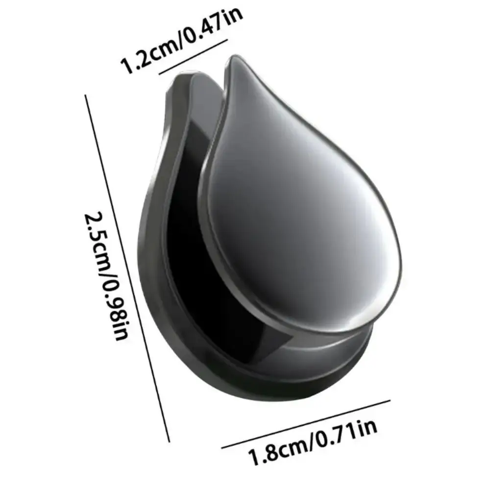 لاصق تصميم منظم السيارة شماعات هوك غير مرئية 6 قطعة/المجموعة سماعة مفتاح تخزين الإبداعية الأسود العالمي كليب