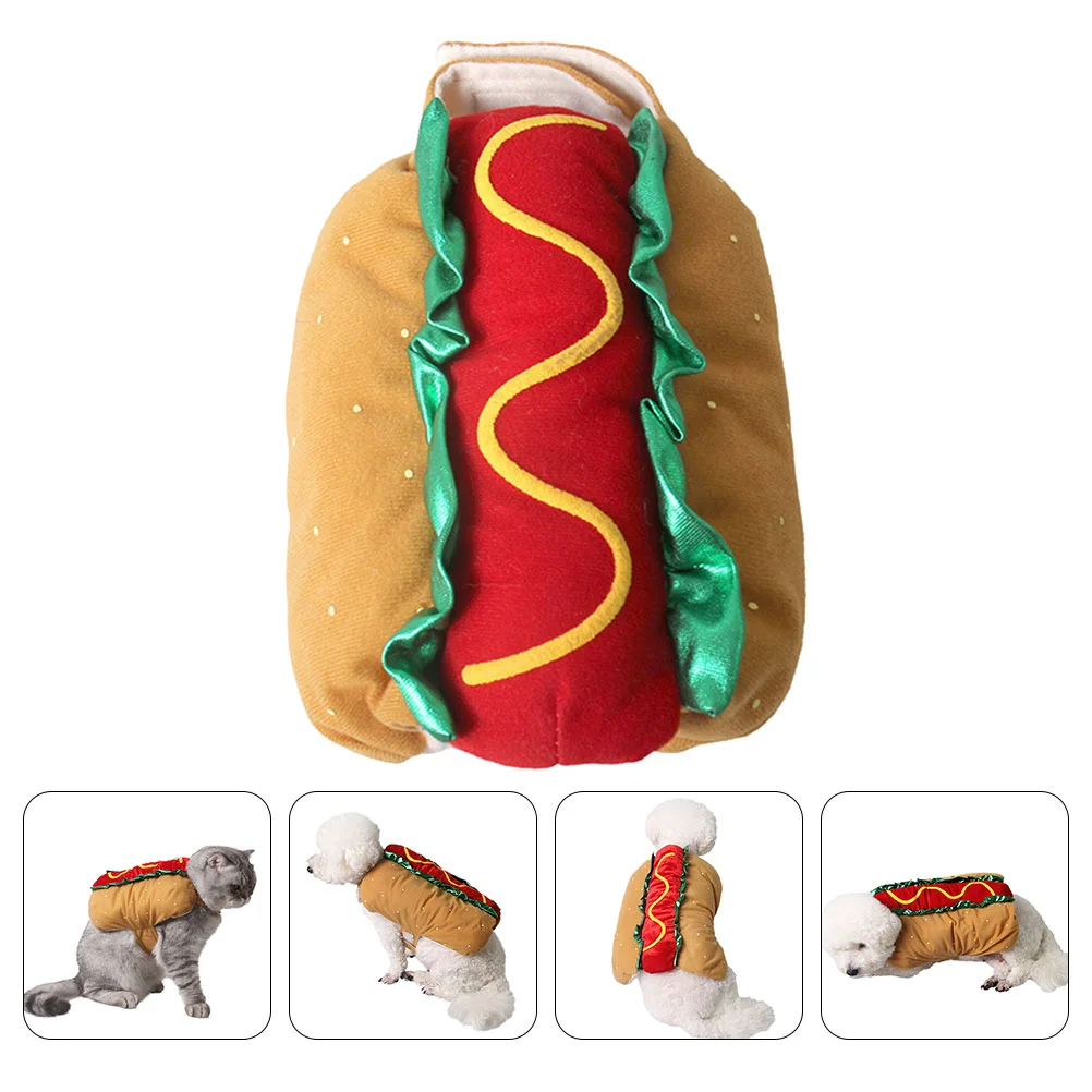 

Pet Transformation Costume Halloween Holiday Decorative The Dog Hat Coat Warm Clothes Polyester Cat Hoodie