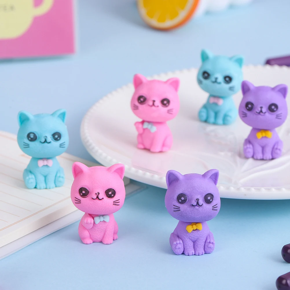 

48Pcs Adorable Erasers for Pencil Cartoon Erasers Painting Erasers Novelty Small Erasers