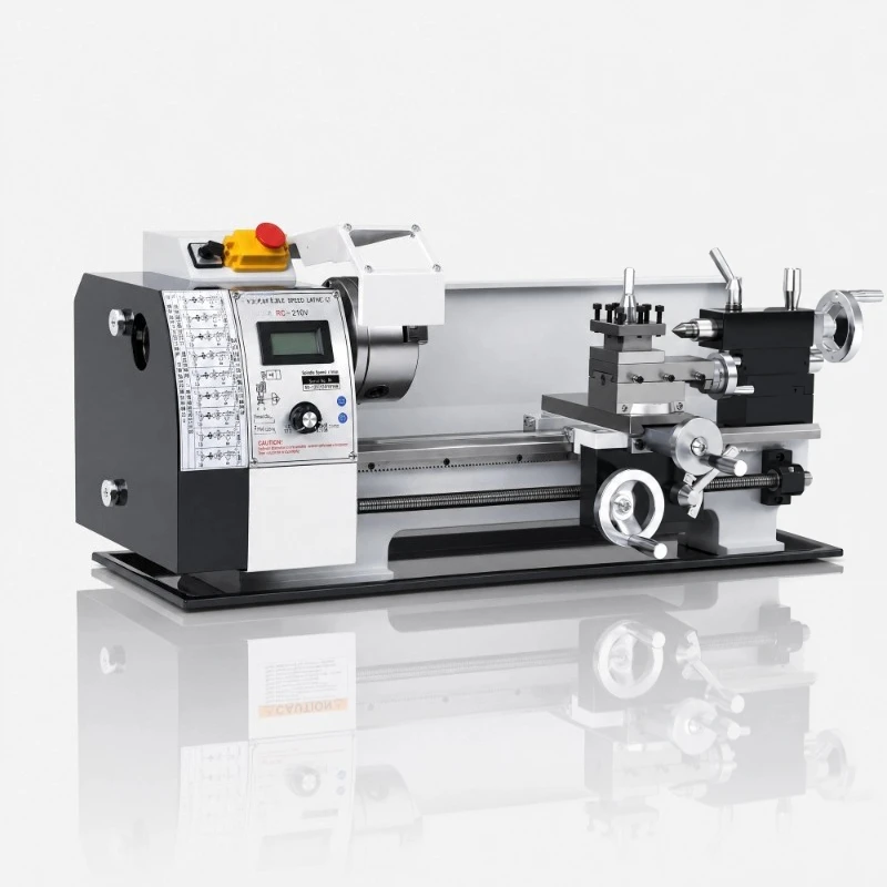 

Mini processing machinery Small household 210V lathe Multifunctional woodworking metal small machine tool