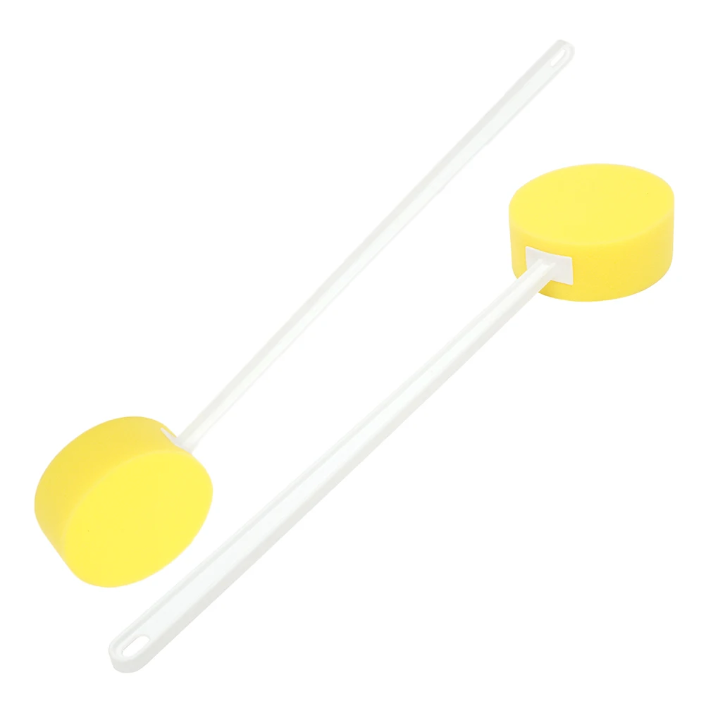 

2pcs Shower Sponge with Handle for Men Women Back Scrubber Bath Cleaning Tool Exfoliating Sponge Ball