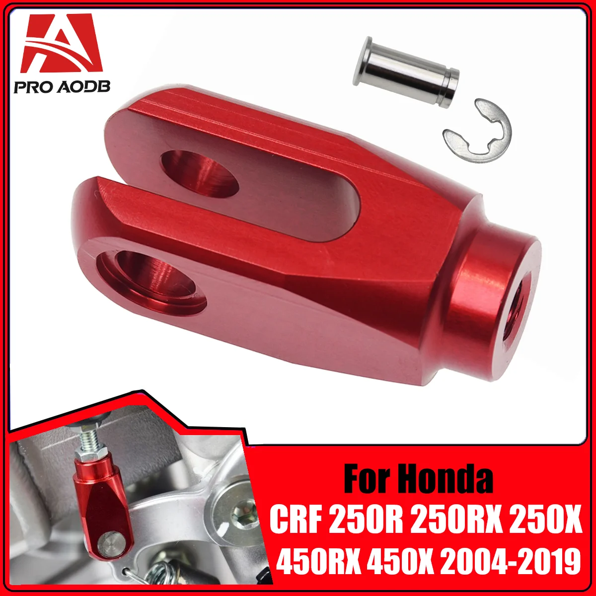 

Motorcycle Rear Brake Clevis For HONDA CR 125R 250R 2002-2007 250F 450R 450X 450RX 450L 450RL 2002-2022 CRF 150R 250R 250X 250RX