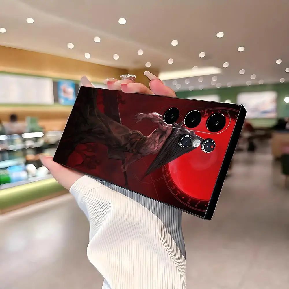 Hot Game Horror Silent Hill 2 Phone Case For Samsung Galaxy S26 S25 S24 S23 S22 S21 Plus Ultra Fold A Soft Black