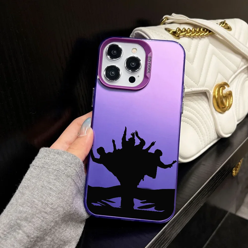 مجموعة الصبي E-EXO ألبوم غطاء جراب هاتف FUNDA آيفون 12 11 13 14 15 16 17 ماكس برو بلس صغير مطلي بالفضة lMDaser اللون