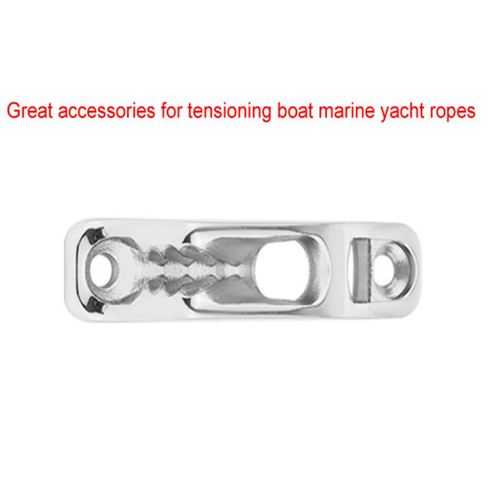 Nieuwe 316 Roestvrijstalen Boot Clam Cleat Touwschouw Jam Cleat Line Cleat Marine Onderdelen Hardware Zeilen Kajak Marine Accessoires