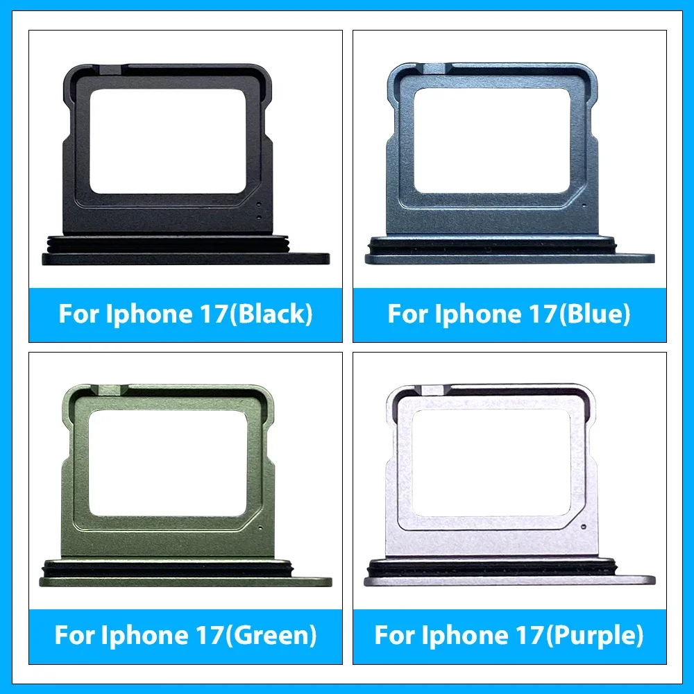 Single SIM Card Tray Slot Holder Replacement Part For iPhone 17