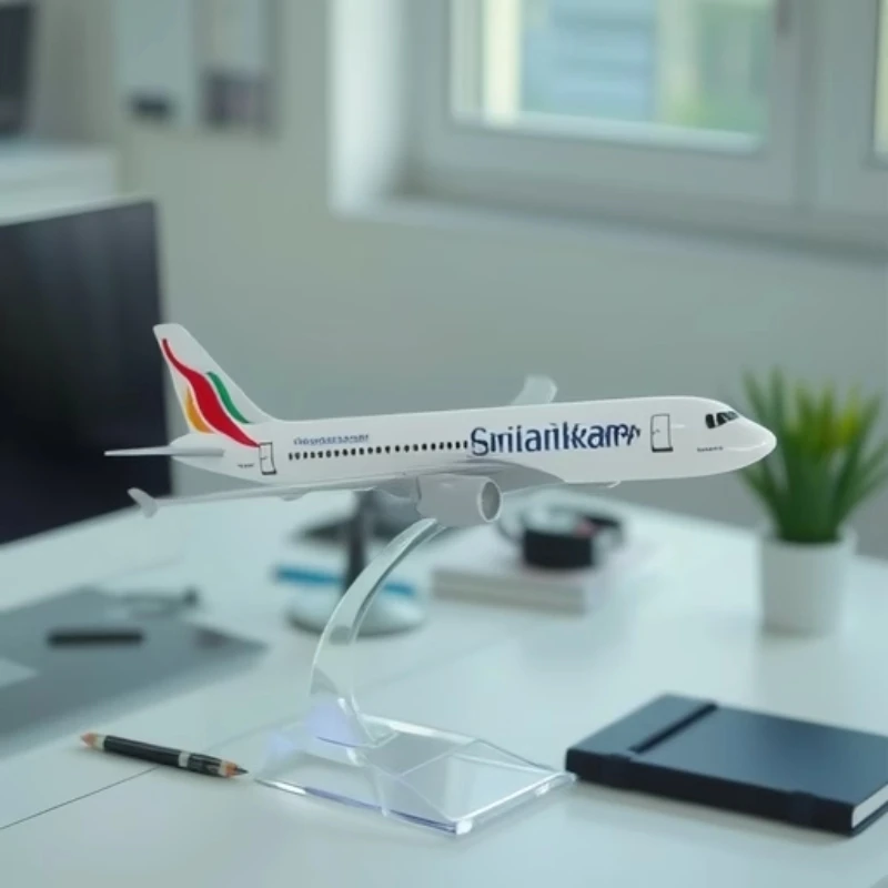 Модель самолета A320 Шри-Ланка 1:400 Металлическая авиационная копия 16 см Airlines Самолет Airbus Литой под давлением миниатюрный самолет