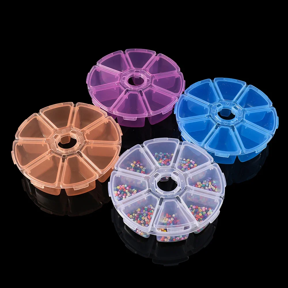 SW 7 Grids Weekly Pill Box Portable Travel Case for Medicine Vitamins Fish Oils Jewelry Storage Organizer - 7 Days Container