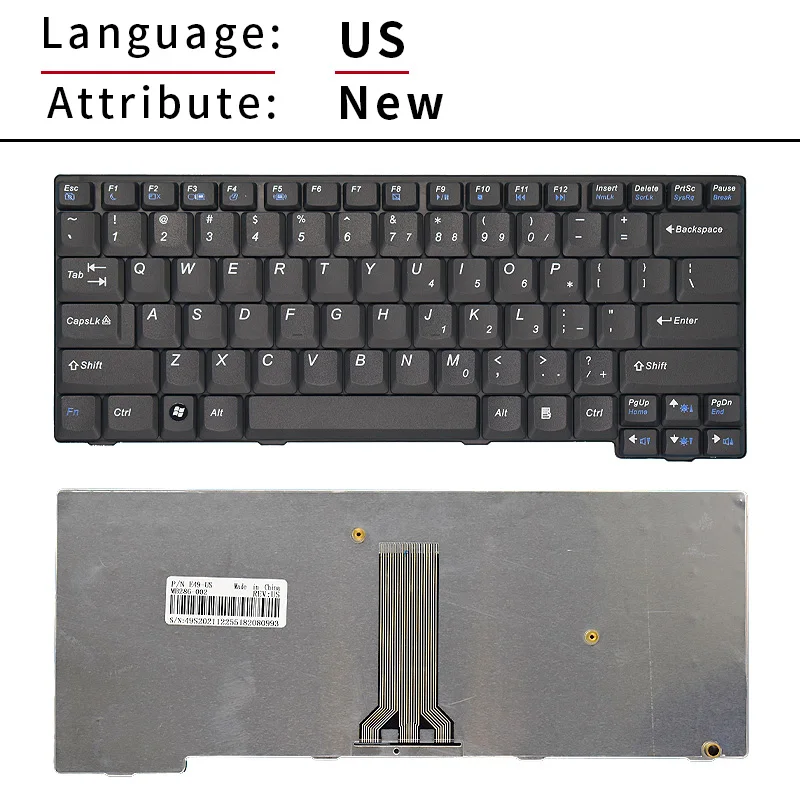 Teclado Original para ordenador portátil, accesorio para LENOVO E49, K49, E49G, E49A, E49L, K49A, E49AL, E4430, E4430A, inglés, ruso, nuevo