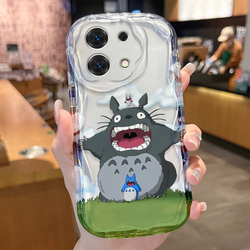 T-Totoros Case for Xiaomi Redmi Note 13 12 11 Pro Plus 4G 5G 13C 12C Turbo 12S 11S 10 9 11A 9C Silicone Shockproof Back Cover