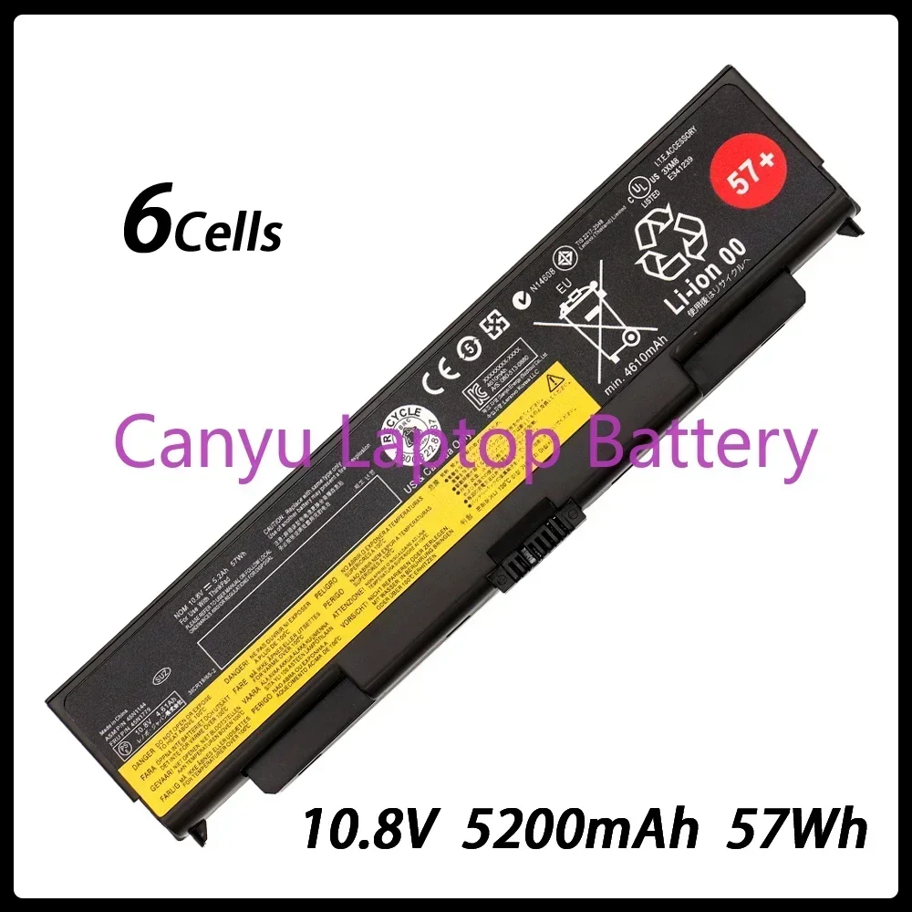 for Lenovo ThinkPad T440P T540P W540 W541 L440 L540 45N1144 45N1145 45N1148 45N1159 45N1158 45N1160 5200mAh Laptop battery