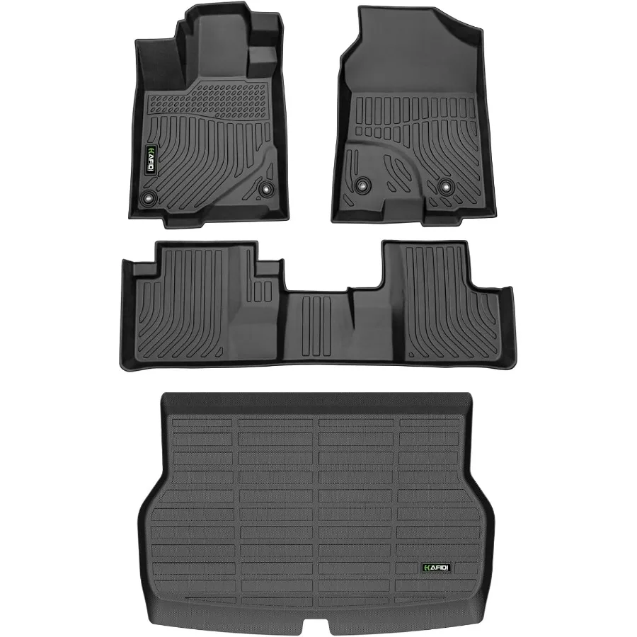 

Набор напольных ковриков AllWeather и вкладышей для карго для Acura RDX 20162018 с ковриком для багажника, защитные аксессуары из материала TPE для первого a