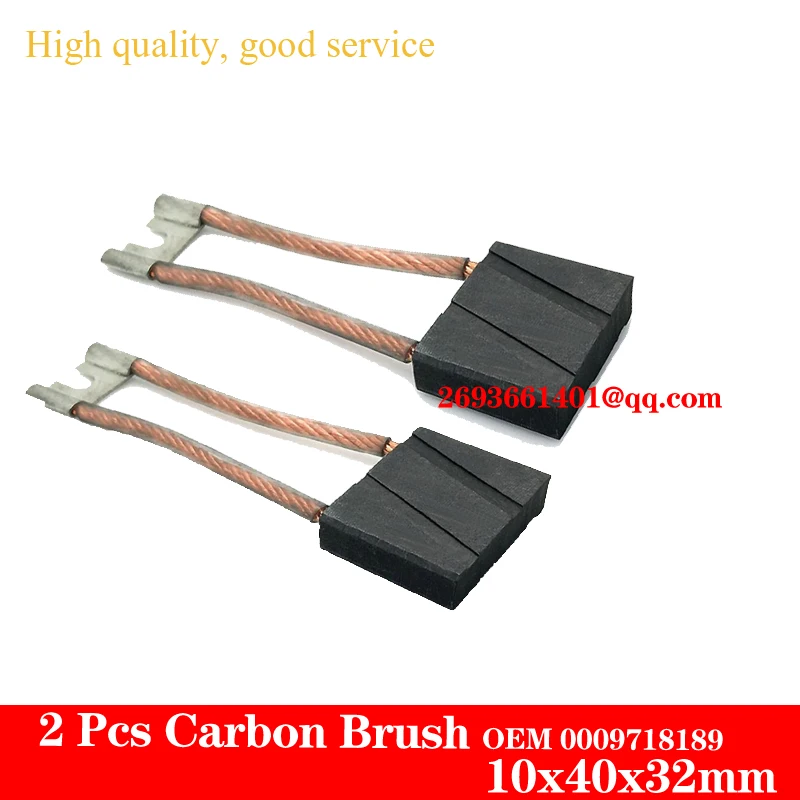 

2 Pcs Carbon Brush 10x40x32 Forklift Parts 0009718189 For Linde.