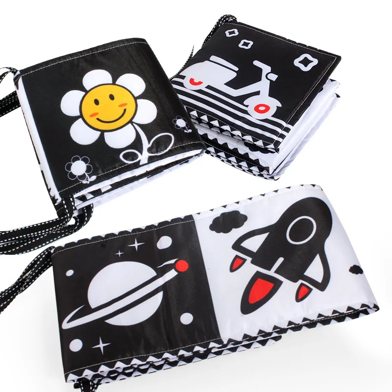 

Children's tail cloth book educational toy book can't tear baby cloth book, enlightenment book 1PC early education toy