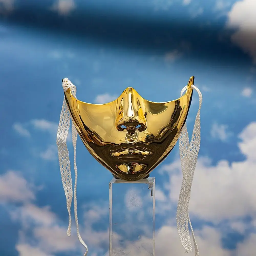 Mascarada de lujo estilo antiguo máscara facial suministros de fiesta máscara de ojos maquinaria máscara hombre adulto creativo Anime Cosplay disfraz profesional