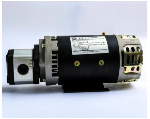 Unit Tenaga Hidrolik Bertenaga Gas Mekanis Kecepatan Tinggi 12V Desain Profesional Stabil