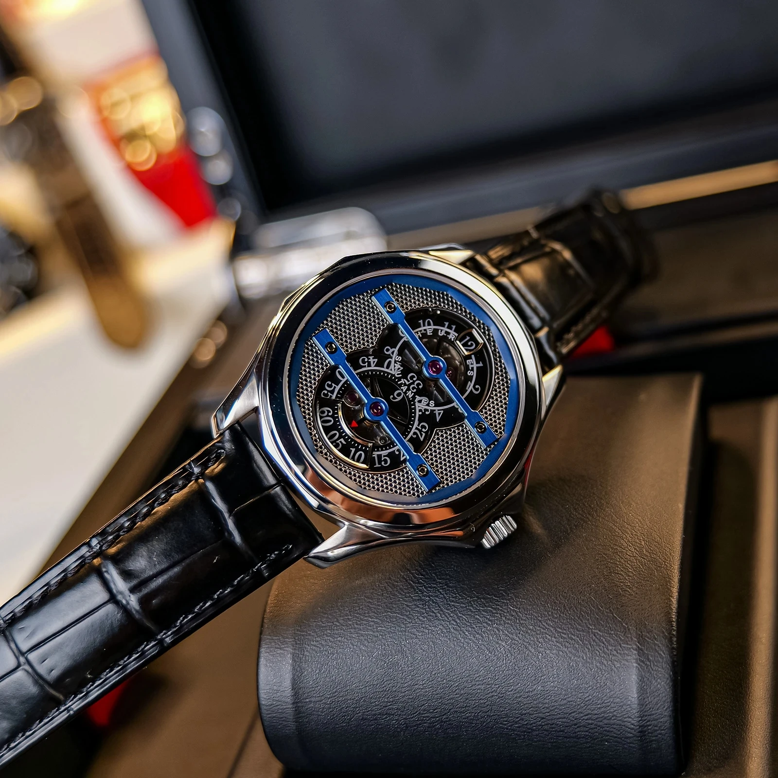 OBLVLO Original Brand Automatic Mechanical Watches Luminous Sport Men Watches Sapphire Glass Waterpoor 50M Clock