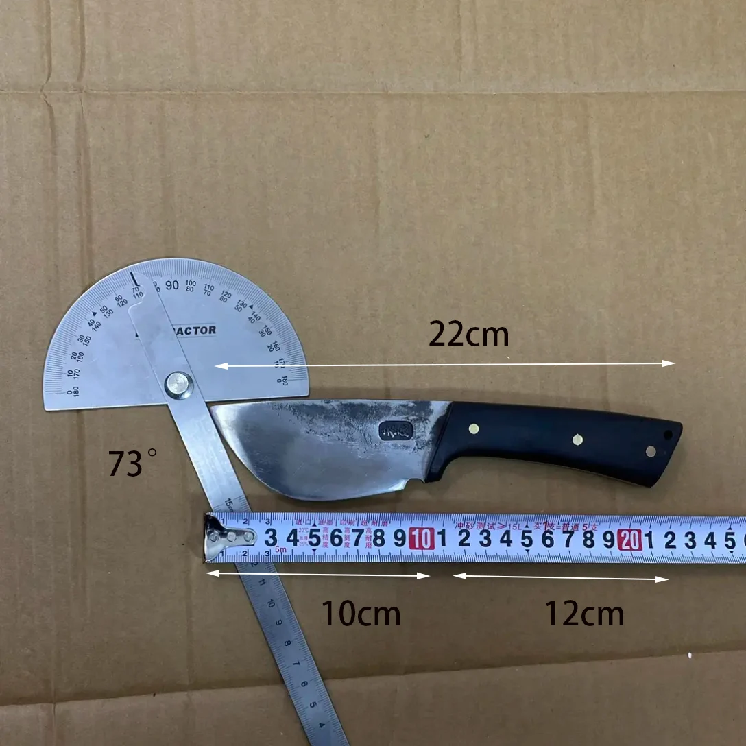 4 Inch Paring Knife Spring Steel Blade Ebony Handle Peeling Fruit Slicing Cleaver Steak Barbecue Handmade Forged Kitchen Knives