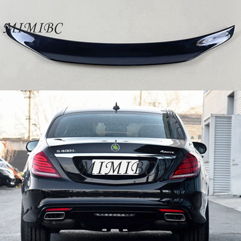 

FOR Mercedes W222 S-Class S63 S300 S350 S400 S500 S550 4 Door Sedan PSM Style 2014 - UP Carbon Fiber Rear Trunk Spoiler Wing