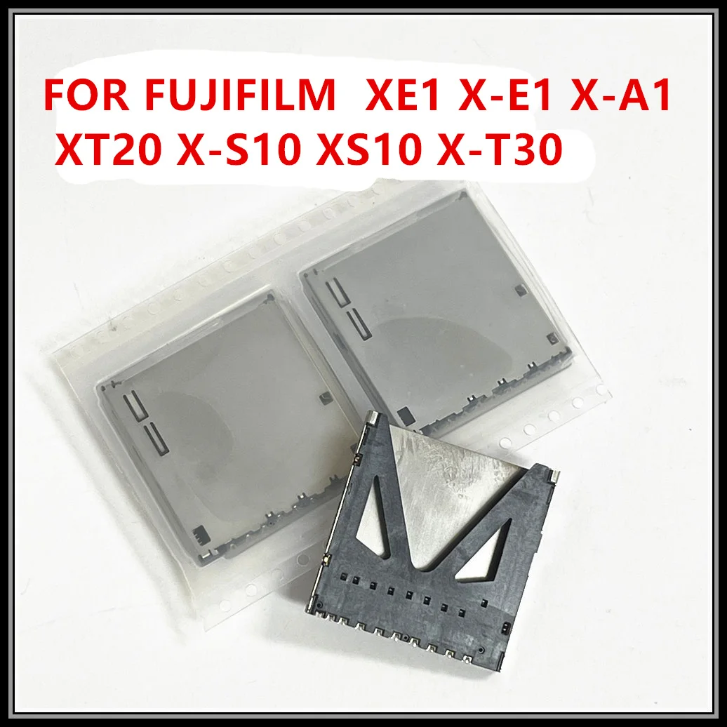 NEW For FUJI for Fujifilm XE1 X-E1 X-A1  XT20 X-S10 XS10 X-T30 SD Memory Card Reader Connector Slot Holder Camera Replacement