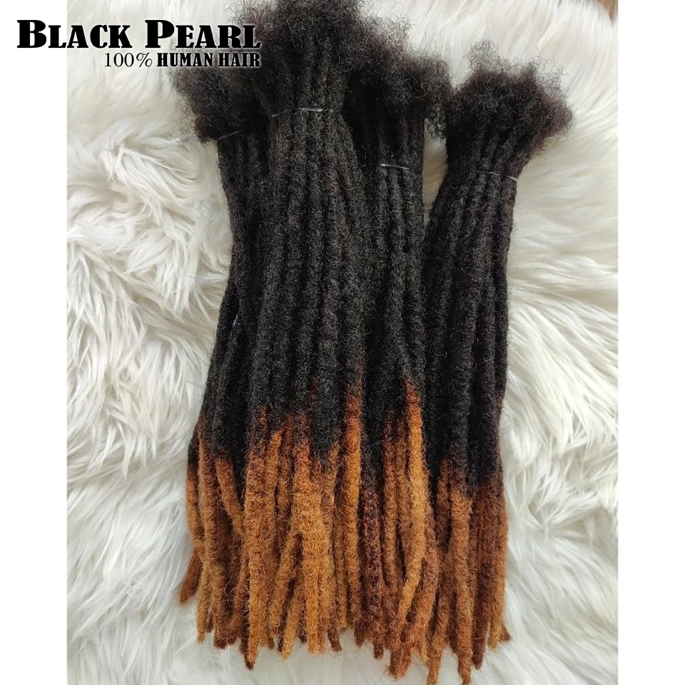 Extensions de dreadlocks de cheveux humains Loc crépus droites 100% Extensions de dreadlocks de cheveux humains 100% Extensions de dreadlock de cheveux humains