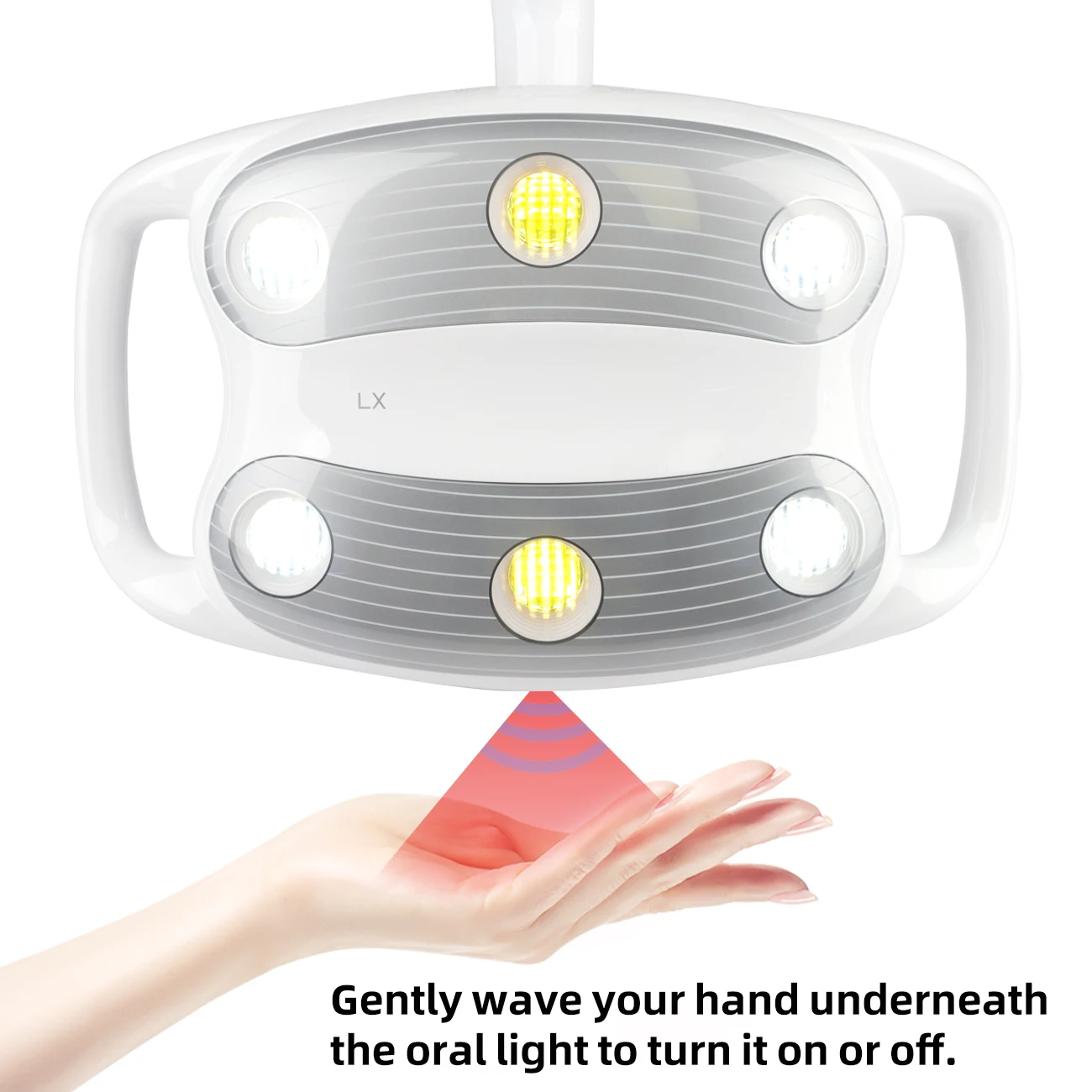 Dental Oral Light Shadowless LED Cold Light Surgical Light Manual/Induction Adjustable Brightness Single Dental chair  Lamp
