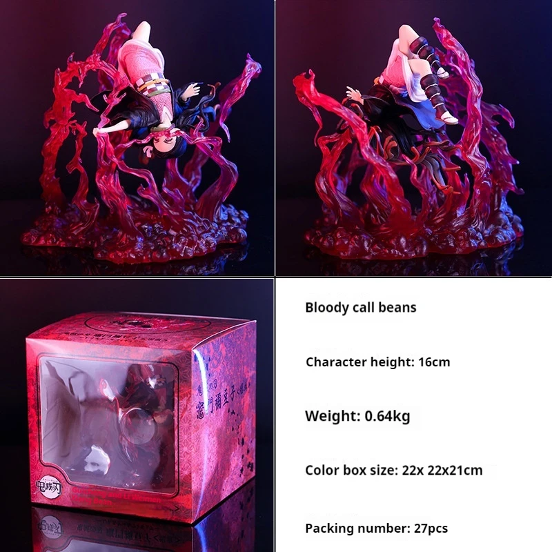 16cm Demon Slayer Kamado Nezuko Anime Figure Anime Action Figure Statue Ornaments Collection Pvc Model Doll Birthday Gift