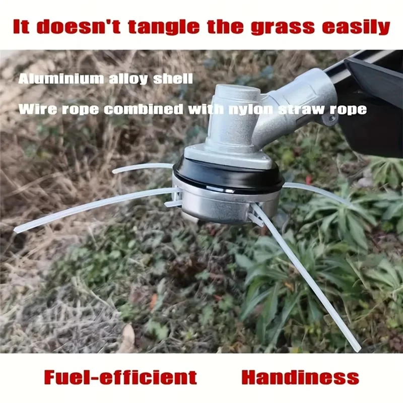 

AT05-1Pc Universal Aluminum Alloy Lawn Mower Head Mower Head With Nylon Steel Lawn Mowing Line Lawn Mower Replacement Parts