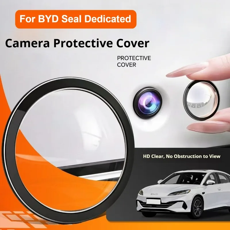 For BYD Seal Seal 06 GT Seal07 EV/DMI Car Dedicated Camera Protection Cover 360° Panoramic Anti-fog Function Camera Lens Cover