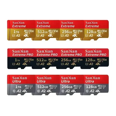 ความเร็วสูง 128GB 256GB Micro TF/SD การ์ด Class 10, U3, V30, A2 ขนาดใหญ่ Sotorage มินิการ์ดสําหรับแล็ปท็อป/สมาร์ทโฟน/Mac