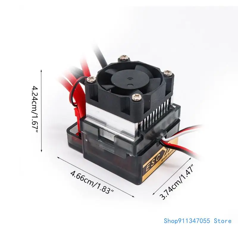 Gebürstet Elektro Speed ​​Controller Dual Weg 7,2 V-16 320A für Auto Tanks 380/540/550 Dual oder Einzel Motor Drop