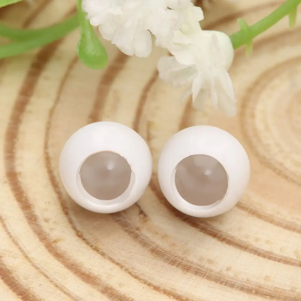 

1Set High Quality DIY Accessories Transparent&Black Eye Patch Eyeball Acrylic Eyes Sticking Mud Clay
