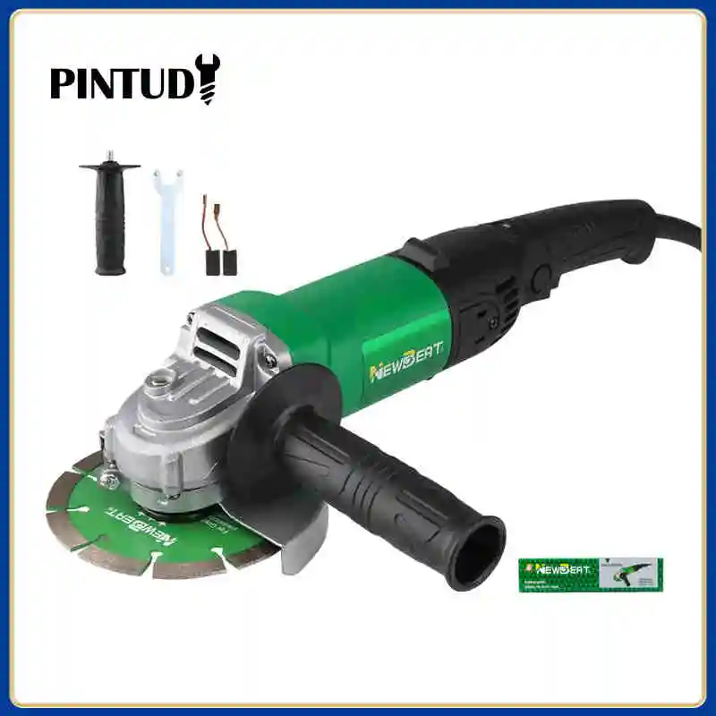 NewBeat 4in/5in Powerful Electric 1000W 12000rpm NBT-AG-125KS Polishing Grinding Cutting Angle Grinder