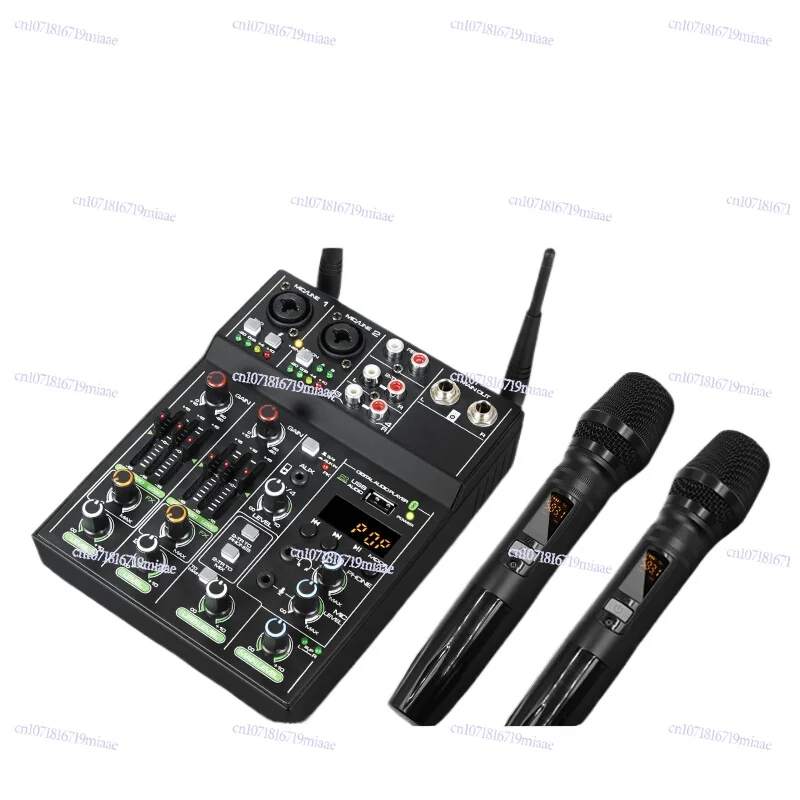 

UF4-M Four-way Mixer, Computer Recording, TV, Karaoke, Live Broadcast, Home KTV Microphone, Bluetooth Reverberation