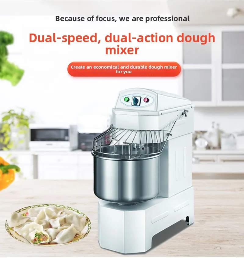 Wholesale Price Flour Dough Mixer Industrial Dough Mixer Double Speeds 20 30 40 50 60 80 100 Liters Optional Spiral Dough Mixer