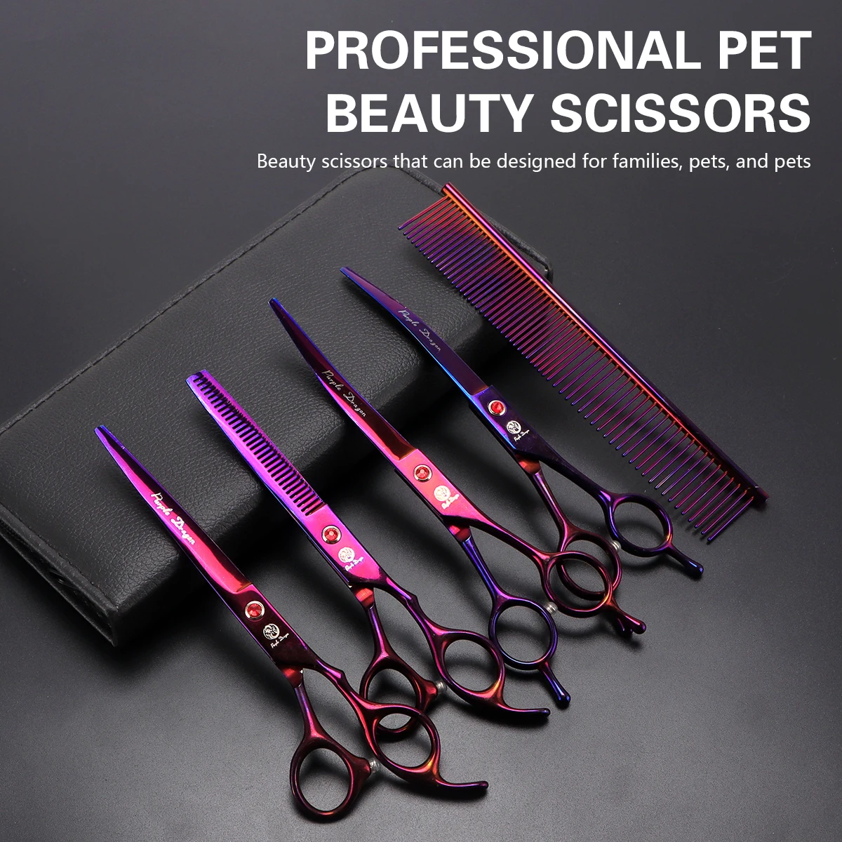 Professional 6 inch Hair Scissors Thinning Stainless Barber Scissors Cutting for Pet Women Man Hair Shears Scissor Salon Tools