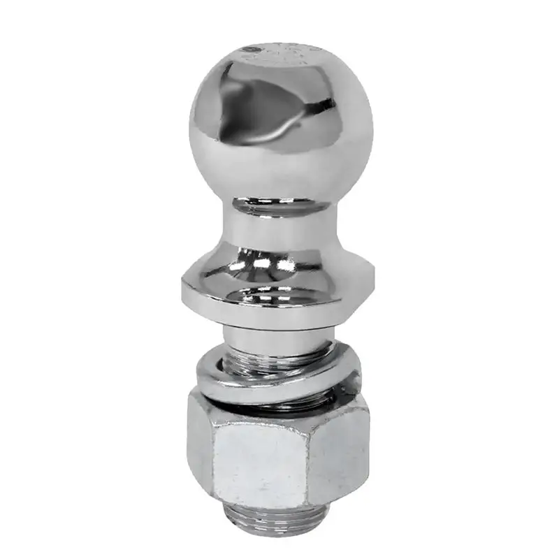 [Value Pack]Chrome Hitch Mount Tow Ball 50mm Dia Capacity Coupling Trailer Parts RV Accessories