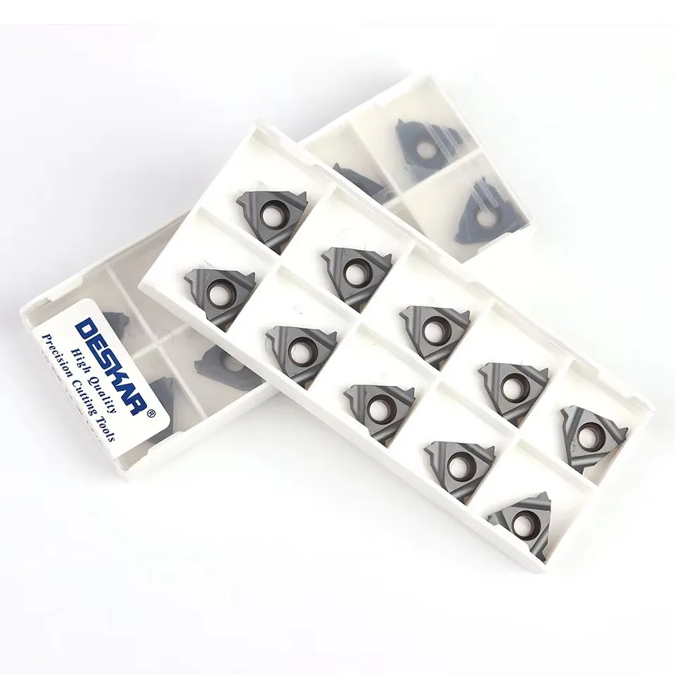 16ER/IR DESKAR W-shaped Threading Blades 16ER/IR 8/9/10/11/12/14/16/18/19/20/24W LDA/LDC Internal And External Threading Inserts