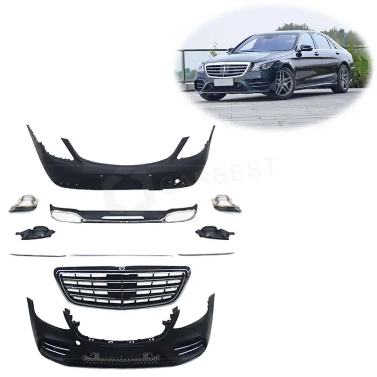 

BR CARBEST Factory Customized New Auto Parts Upgrade W222 Body Kits For Mercedes Benz S Class 2014-2018 To S450 2018